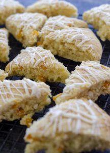 scones with icing
