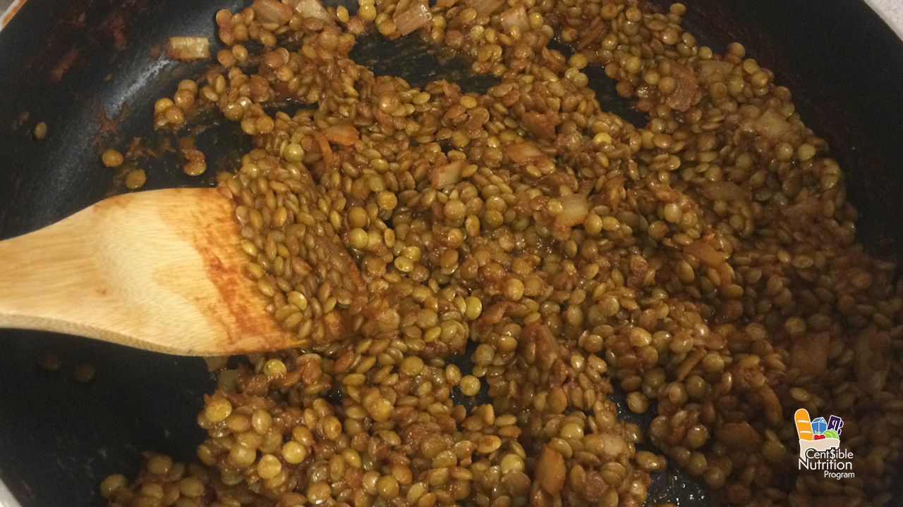 CNP Meat Sauce with Lentils